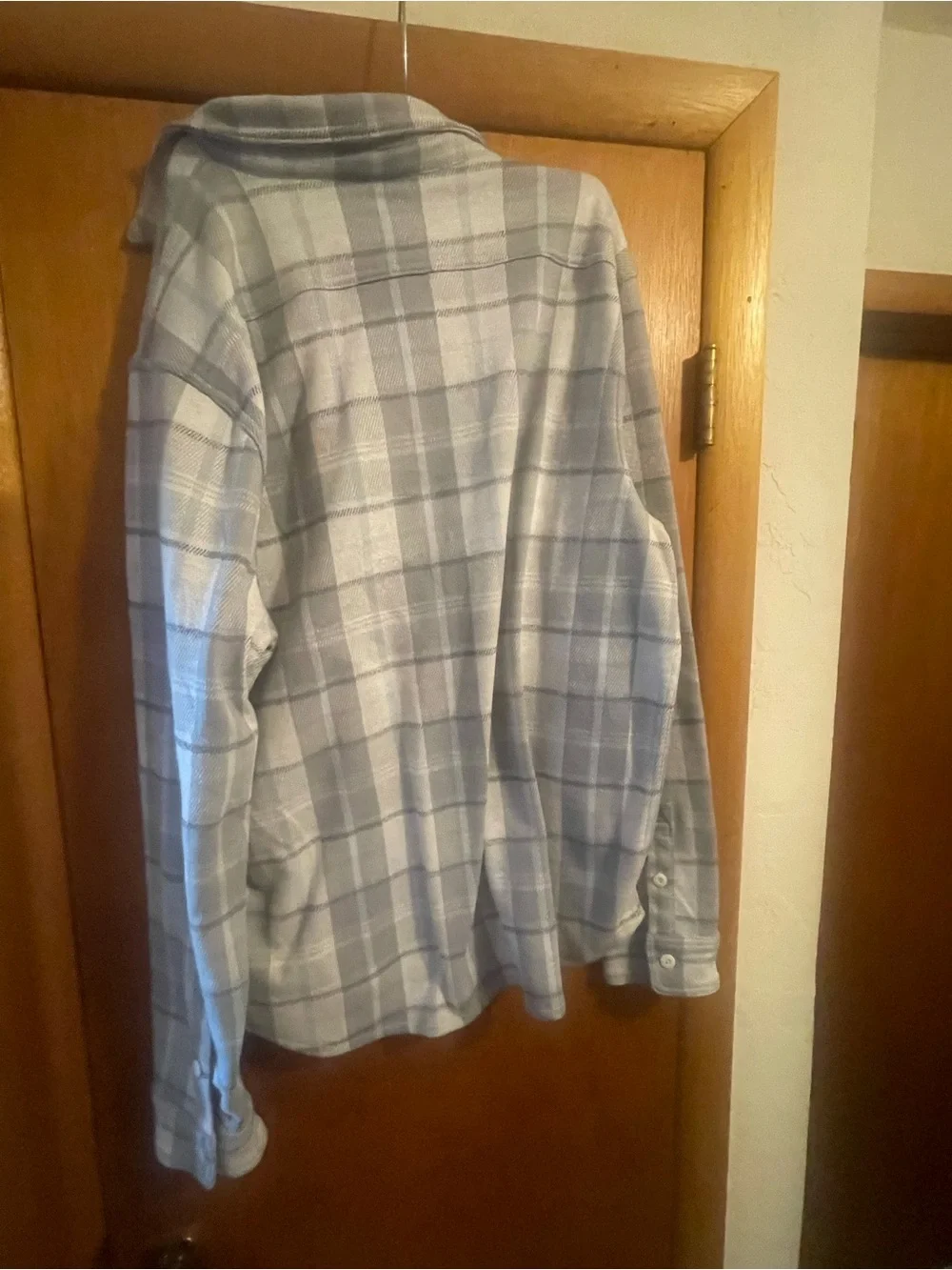 J Crew Woman’s Large Gray Plaid Flannel Shacket